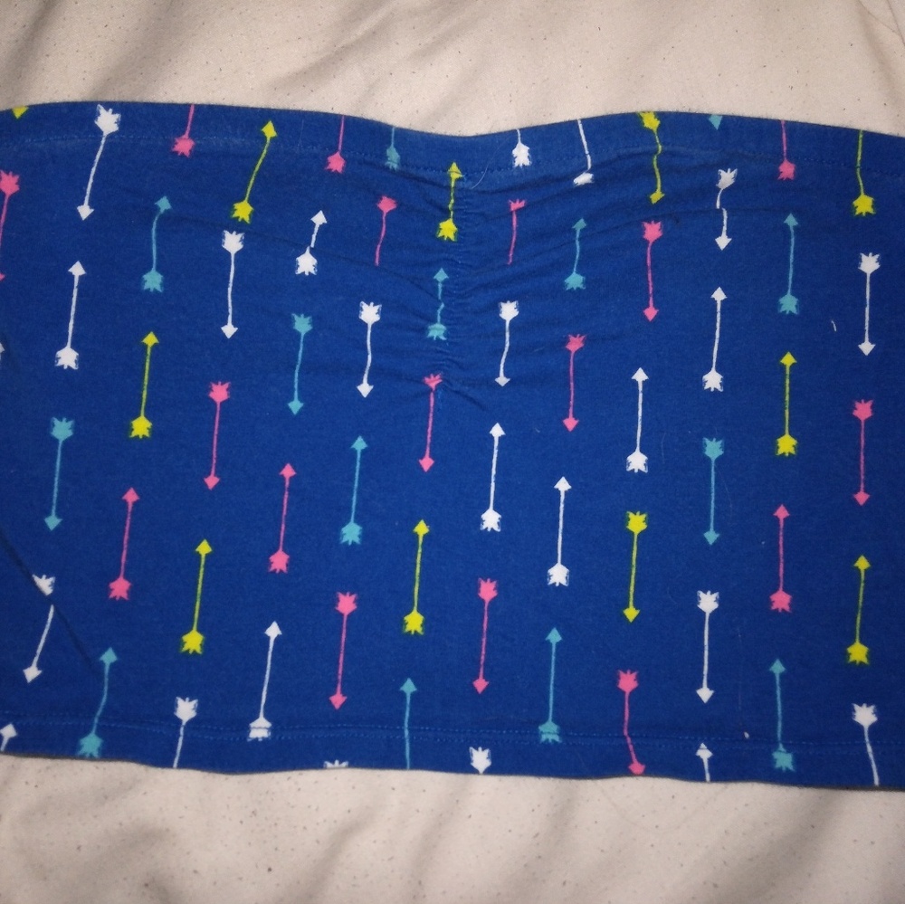 Arrow print bandeau top